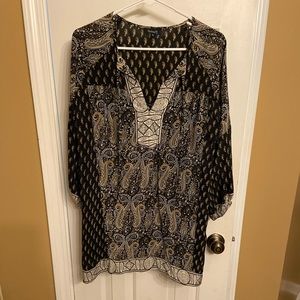 Tolani tunic 100% silk size S